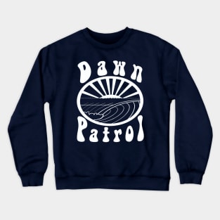 Dawn Patrol Simple White graphx Crewneck Sweatshirt